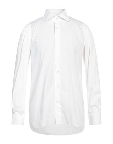 ERRICO FORMICOLA Napoli Camicia tinta unita Bianco 100% Cotone