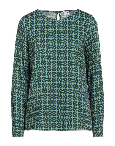 NIŪ Top Verde scuro 100% Viscosa