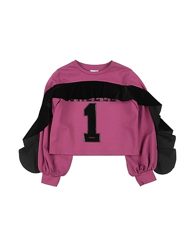 GAëLLE Paris Sweatshirt Mauve 70% Viscose, 27% Polyamide, 3% Elastic fibres