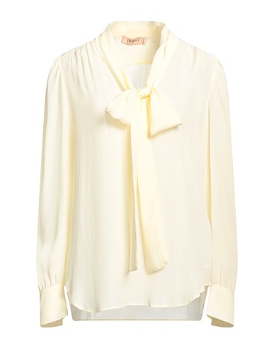 TWINSET Top Pastel yellow 68% Viscose, 32% Silk