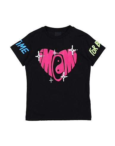 IMOMI T-shirt Nero 100% Cotone