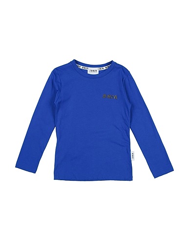 BERNA T-shirt Blu china 100% Cotone