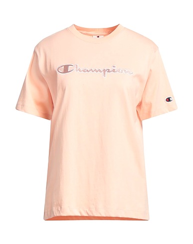 CHAMPION T-shirt Rosa chiaro 100% Cotone
