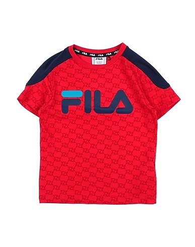 FILA T-shirt Red 100% Cotton
