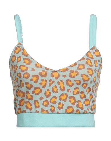 OBEY Top Celeste 100% Cotone