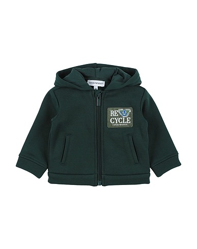 EMPORIO ARMANI Sweatshirt Dark green 100% Cotton