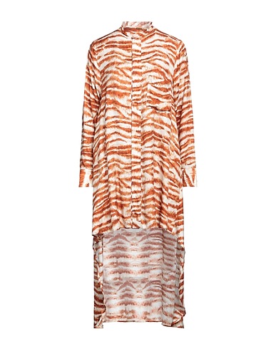 CULT GAIA Hemdkleid Braun 66% Viskose, 34% Seide