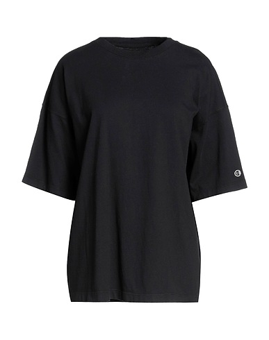 CHAMPION Basic T-shirt Black 100% Cotton