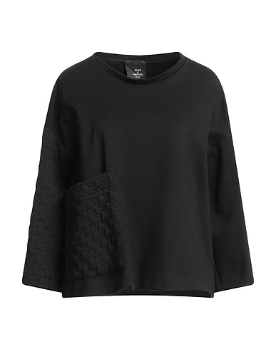PRÈT A PORTÈR Venezia Basic T-Shirt Schwarz 85% Polyester, 12% Viskose, 2% Elastan, 1% Andere Fasern, Polyamid