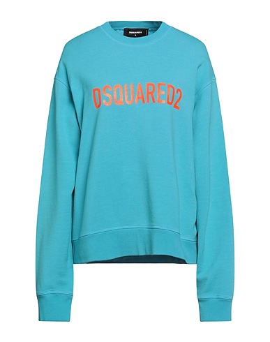 DSQUARED2 Sweatshirt Azure 100% Cotton, Elastane