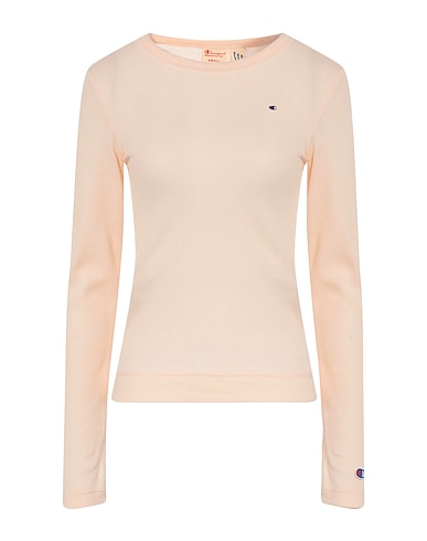 CHAMPION Basic T-Shirt Light pink 60% Cotton, 40% Polyester