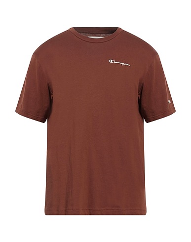 CHAMPION Basic T-Shirt Brown 100% Organic cotton