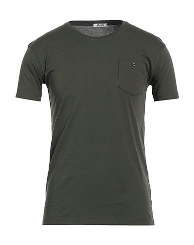 STILOSOPHY Basic T-Shirt Dark green 100% Cotton