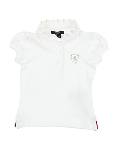 FERRARI Polo Bianco 95% Cotone, 5% Elastan