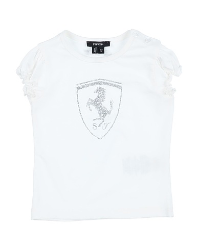 FERRARI T-shirt Beige 92% Cotone, 8% Elastan