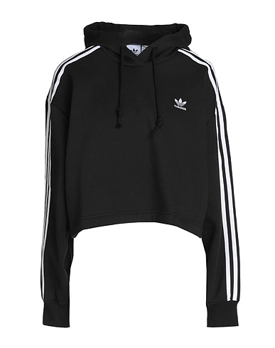 ADIDAS ORIGINALS Sudadera ADICOLOR CLASSICS CROPPED HOODIE
 Negro 70% Algodón, 30% Poliéster reciclado