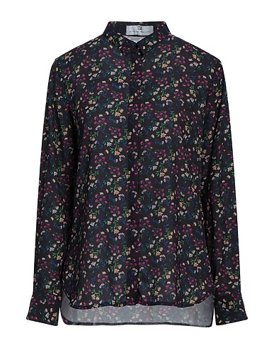 MR MASSIMO REBECCHI Camicie e bluse a fiori Nero 100% Poliestere