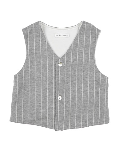 TWO IN A CASTLE Anzugweste Hellgrau 50% Polyester, 25% Baumwolle, 20% Viskose, 5% Lycra®