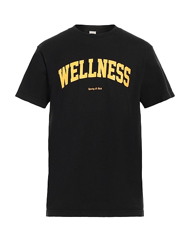 SPORTY & RICH T-shirt Black 100% Cotton
