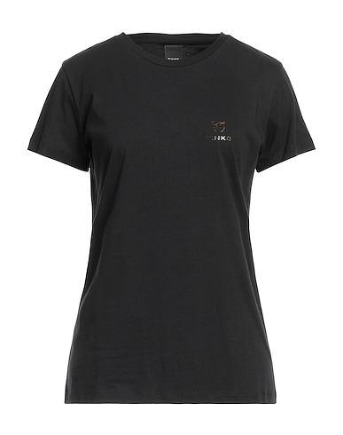 PINKO Basic T-Shirt Black 100% Cotton