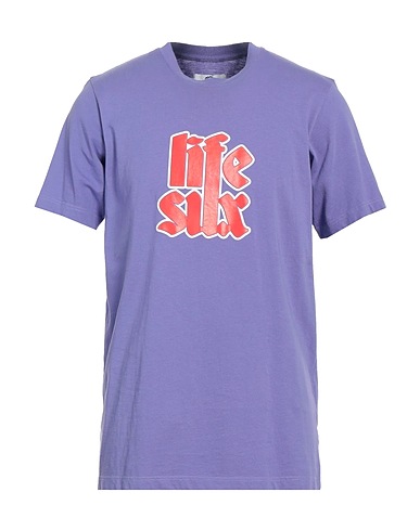 LIFE SUX T-shirt Purple 100% Cotton