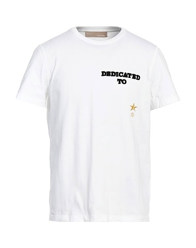 FIVESTARS T-shirt Bianco 100% Cotone