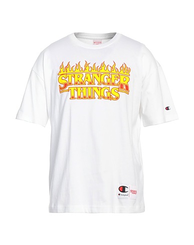 CHAMPION T-shirt White 100% Cotton