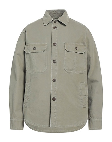 STEWART Camisa lisa Gris 100% Algodón