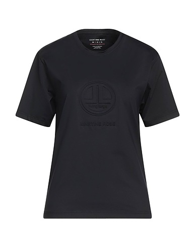 MARTINE ROSE T-shirt Nero 74% Poliammide, 26% Elastan