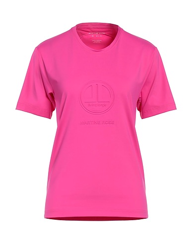 MARTINE ROSE T-shirt Fucsia 74% Poliammide, 26% Elastan