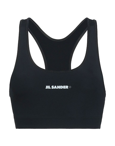 JIL SANDER トップス ブラック ナイロン 84% / ポリウレタン 16%
