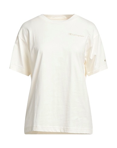 CHAMPION Basic T-shirt Cream 100% Cotton