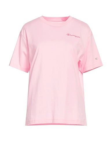 CHAMPION Basic T-shirt Pink 100% Cotton