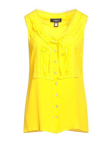 ROCCOBAROCCO Top Yellow 60% Silk, 40% Acetate