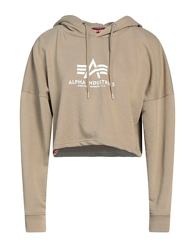 ALPHA INDUSTRIES Φούτερ Μπεζ 80% Βαμβάκι, 20% Πολυεστέρας