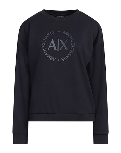ARMANI EXCHANGE Sweatshirt Midnight blue 68% Polyester, 29% Viscose, 3% Elastane
