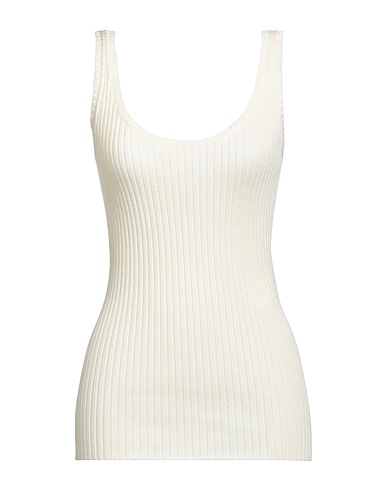 CHLOÉ Top Cream 90% Wool, 10% Cashmere, Polyamide, Elastane