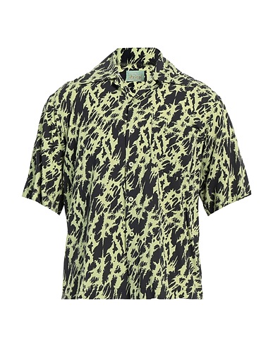 ARIES Patterned shirt Sage green 100% Viscose