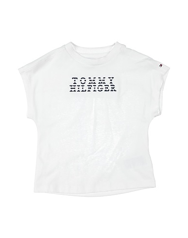 TOMMY HILFIGER T-shirt Bianco 100% Cotone