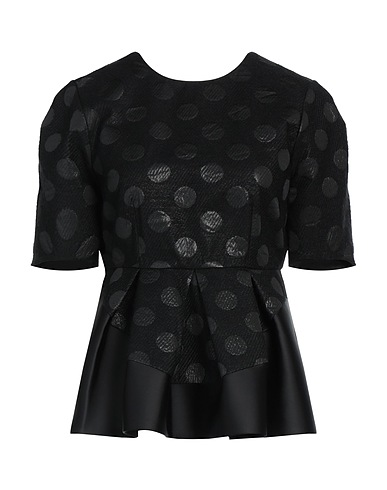 SHALASH for SPACE STYLE CONCEPT トップス ブラック ポリエステル 57% / ポリアクリル 30% / ウール 13%