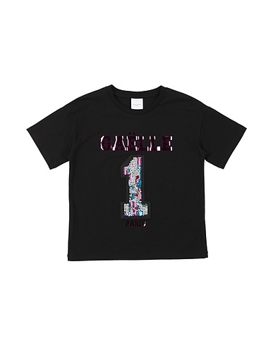 GAëLLE Paris T-shirt Nero 95% Cotone, 5% Elastan