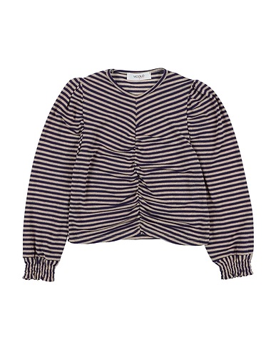 VICOLO T-shirt Dark purple 76% Viscose, 10% Polyester, 9% Polyamide, 5% Elastic fibres