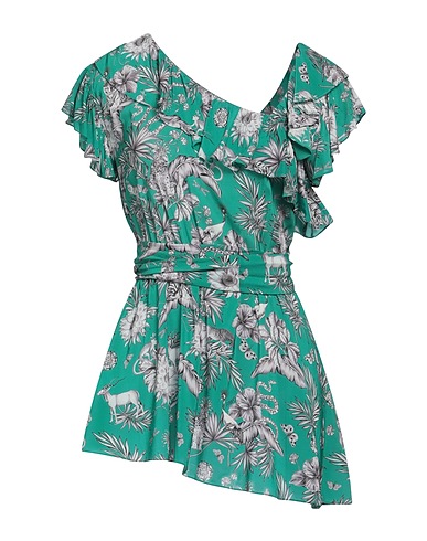 PINKO Top Deep teal 92% Viscose, 8% Elastane