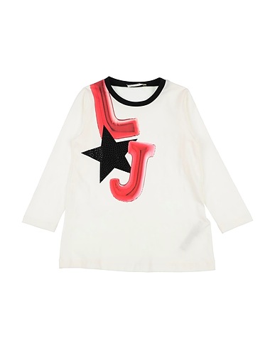 LIU •JO T-shirt Off white 95% Cotton, 5% Elastane