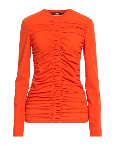 KARL LAGERFELD T-shirt Orange 95% Polyester, 5% Elastane