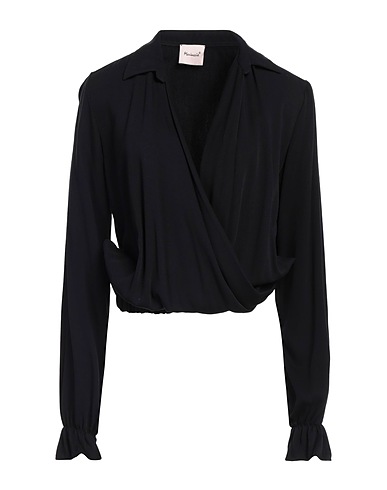 MARIUCCIA Top Schwarz 100% Viskose