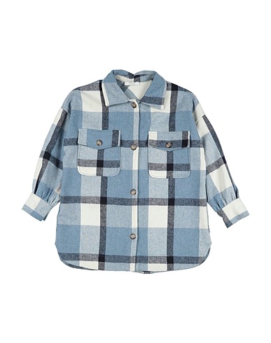 L:Ú L:Ú by MISS GRANT Patterned shirts & blouses Sky blue 50% Acrylic, 25% Polyester, 20% Wool, 5% Other Fibres