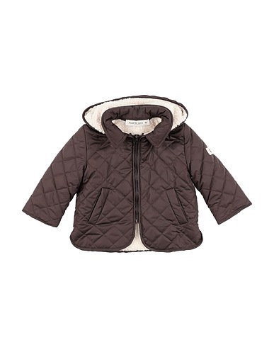 MANUEL RITZ Shell jacket Dark brown 100% Polyester