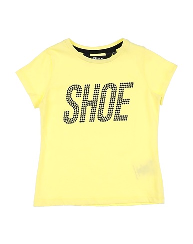 SHOE T-shirt Giallo 100% Cotone