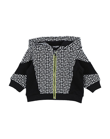 BALMAIN Sweatshirt Black 94% Cotton, 6% Elastane